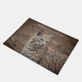 Portret van een Bobcat Deurmat (Schuin)