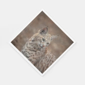 Portret van een Bobcat Servet (Hoek)