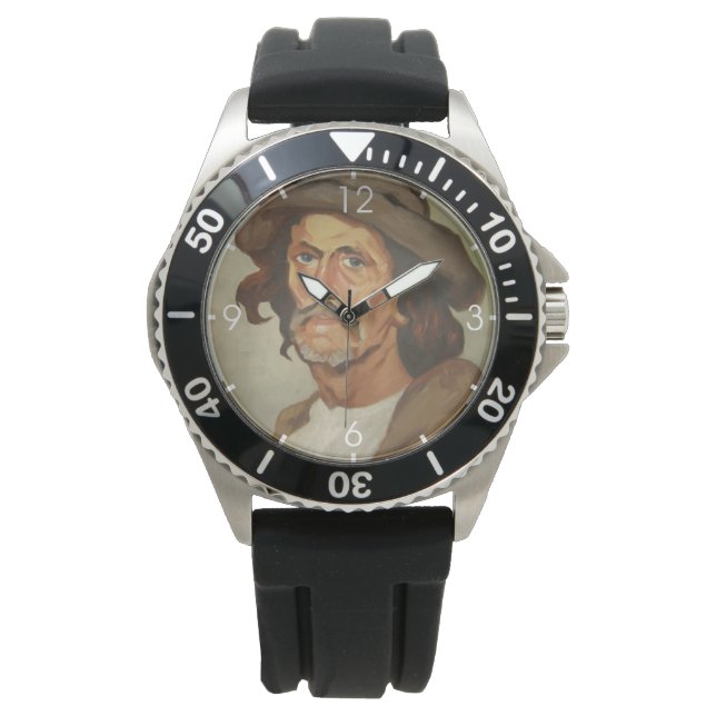 Portret van een boer (door Ipolit Strâmbu) Horloge (Voorkant)
