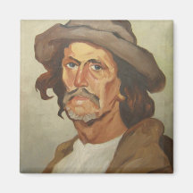 Portret van een boer (door Ipolit Strâmbu)