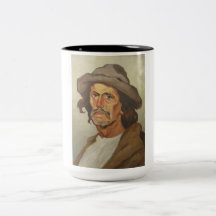 Portret van een boer (door Ipolit Strâmbu)