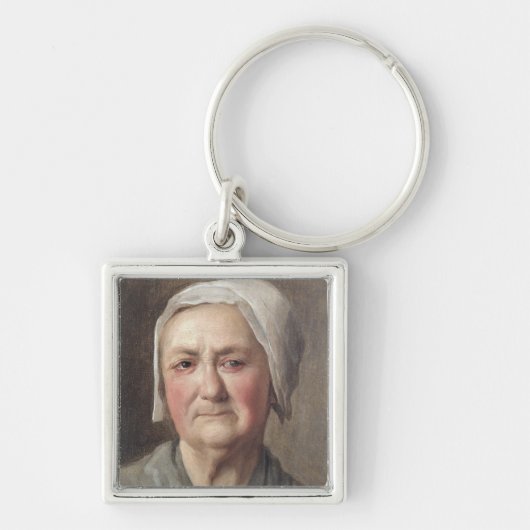 Portret van een boer sleutelhanger (Voorkant)