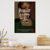 Portret van een brandweervrouw 3 poster (Keuken)