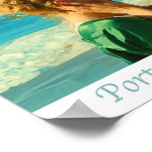 Portret van een brandweervrouw getekend poster (Hoek)