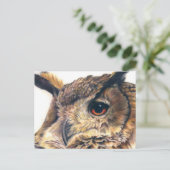 Portret van een briefkaart van de adelaar (Staand voorkant)