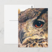 Portret van een briefkaart van de adelaar (Voorkant / Achterkant)