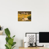 Portret van een buckskin veulen poster (Thuiskantoor)