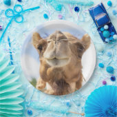 Portret van een Camel Papieren Bordje (Feest)