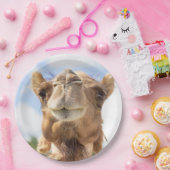 Portret van een Camel Papieren Bordje (Feest)