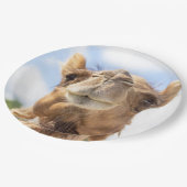 Portret van een Camel Papieren Bordje (Gekanteld)