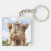 Portret van een Camel Sleutelhanger (Achterkant)