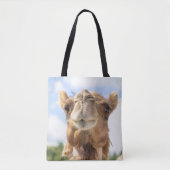 Portret van een Camel Tote Bag (Voorkant)