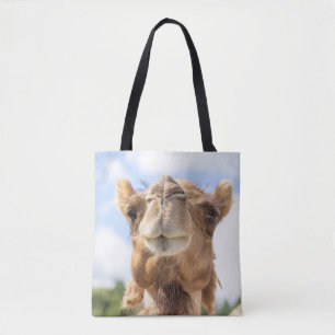 Portret van een Camel Tote Bag