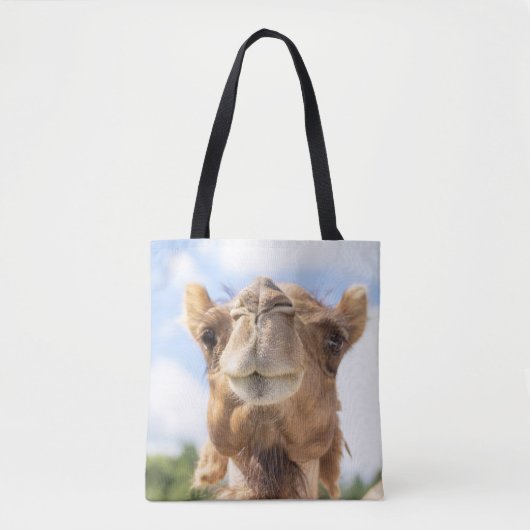 Portret van een Camel Tote Bag (Voorkant)