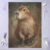 Portret van een Capybara Tissuepapier (Craft)