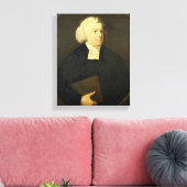 Portret van een Clergyman Canvas Afdruk (Insitu (Woonkamer))