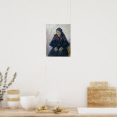 Portret van een Cossack Woman, 1909 Poster (Keuken)