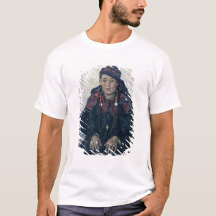 Portret van een Cossack Woman, 1909 T-shirt