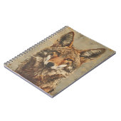 portret van een coyote notitieboek (Linkerzijde)
