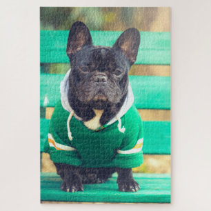 Portret van een Cute French Bulldog Legpuzzel