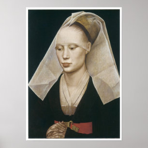 Portret van een dame, 1460 poster