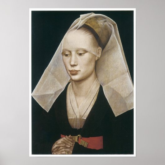 Portret van een dame, 1460 poster (Voorkant)