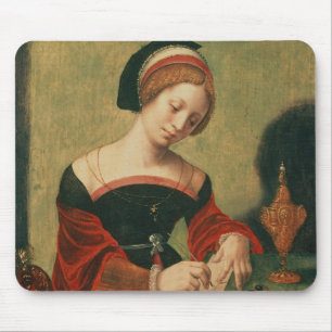 Portret van een dame als de Magdalen Muismat