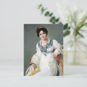 Portret van een dame briefkaart (Staand voorkant)