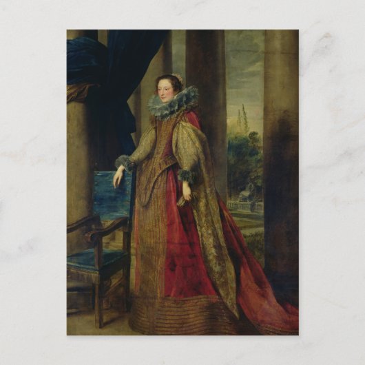 Portret van een dame briefkaart (Voorkant)