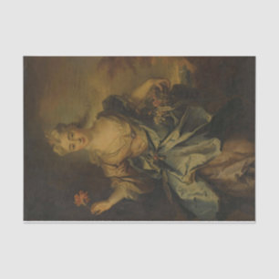 Portret van een dame door Nicolas de Largilliere Tissuepapier