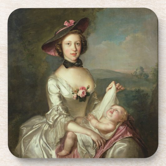 Portret van een dame, Elizabeth, vrouw van Onderzetter (Voorkant)