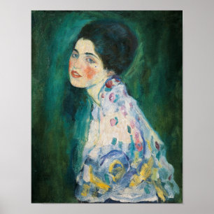 Portret van een dame - Gustav Klimt (1916-1917) Poster