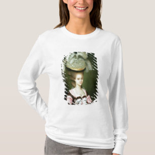 Portret van een dame in een Pet T-shirt