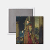 Portret van een dame magneet (Voorkant / Achterkant)