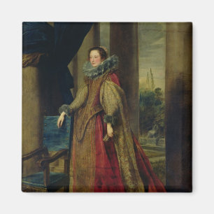 Portret van een dame magneet