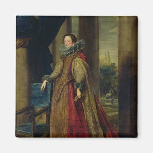 Portret van een dame magneet (Voorkant)