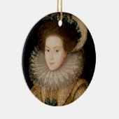 Portret van een dame, mogelijk Mary Queen of Scots Keramisch Ornament (Rechts)