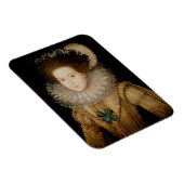 Portret van een dame, mogelijk Mary Queen of Scots Magneet (Rechterzijde)