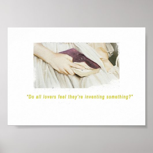 Portret van een dame op brandliefhebbers poster (Voorkant)