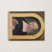 Portret van een dame (paneel) legpuzzel (Horizontaal)