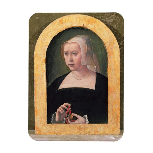 Portret van een dame (paneel) magneet (Verticaal)