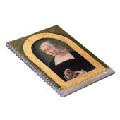 Portret van een dame (paneel) notitieboek (Rechterzijde)