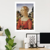 Portret van een dame poster (Thuiskantoor)