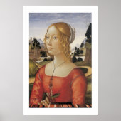 Portret van een dame poster (Voorkant)