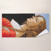 Portret van een dame, Sandro Botticelli Badhanddoek (Badhanddoek)