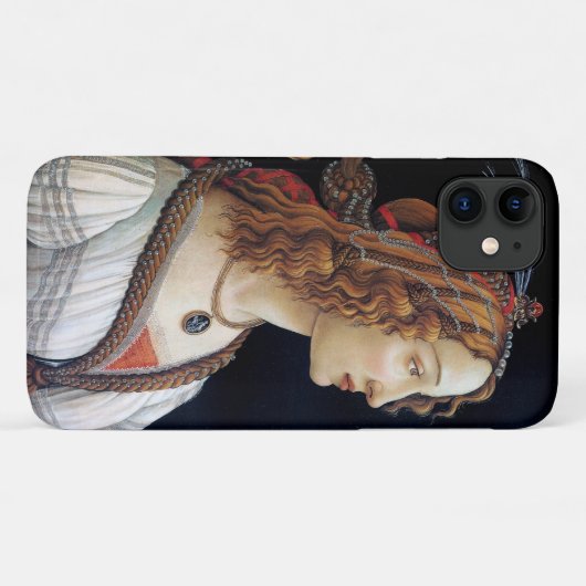 Portret van een dame, Sandro Botticelli Case-Mate iPhone Case (Achterkant (horizontaal))