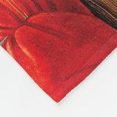 Portret van een dame, Sandro Botticelli Fleece Deken (Hoek)