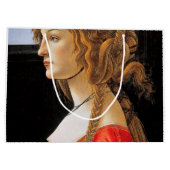 Portret van een dame, Sandro Botticelli Groot Cadeauzakje (Achterkant)