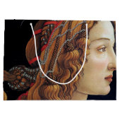Portret van een dame, Sandro Botticelli Large Gift Groot Cadeauzakje (Achterkant)