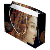 Portret van een dame, Sandro Botticelli Large Gift Groot Cadeauzakje (Achterkant Gekanteld)